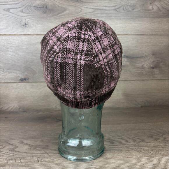 Gentle Fawn Brand Brooklyn Hat Women's One Size Brown Plaid Cap Y2K Bucket Hat - Picture 4 of 8
